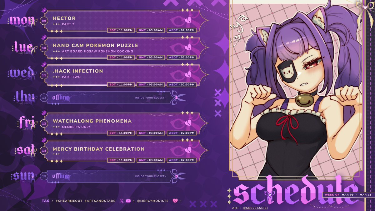 rare mercy schedule.