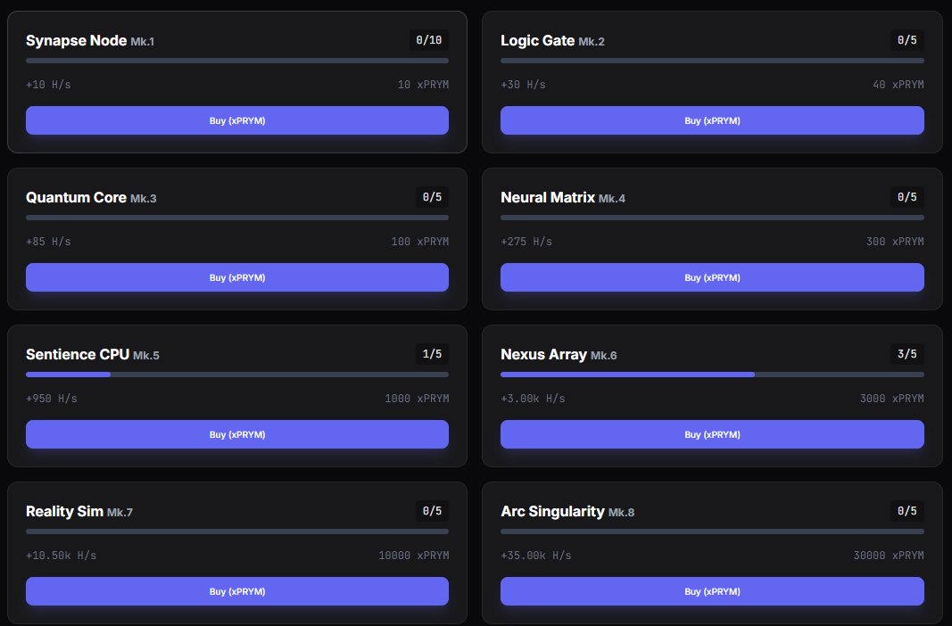 Ponzi's are back and printing like they always have on Avalanche. If you don't know yet <a href="/PRYMUSXYZ/">PRYMUS</a> has got some fun money printers cooked up! Operate and upgrade an AI in AI Wars or buildout a tycoon in Landlord Empire. Either way they PRINT!!

Running this up with my good