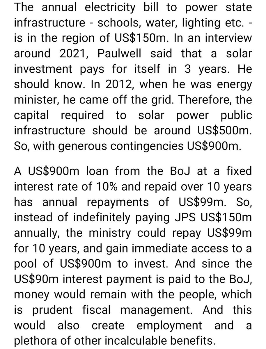 JamaicaBuild's tweet photo. @mcewan_janiel These aren't 'options', they are necessities. In the West, they borrow at low interest rates. They go deeper into debt that they can never repay to finance stimulus packages. But this isn't available to our countries. However, we don't need loans bc we can access the NIR https://t.co/d72zG4d1GK