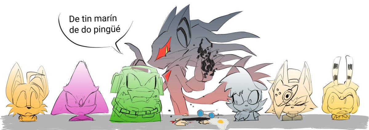 "Uh - guys? Why is infinite just staring at us like that" #ChaotixCasefiles