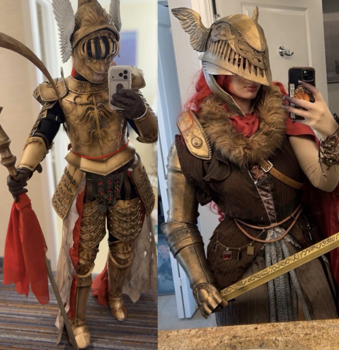 Elden_cosplay's tweet photo. I cosplayed the Elden Ring OTP 💍
.
#eldenring #malenia #finlay https://t.co/ITmcfYTOUZ
