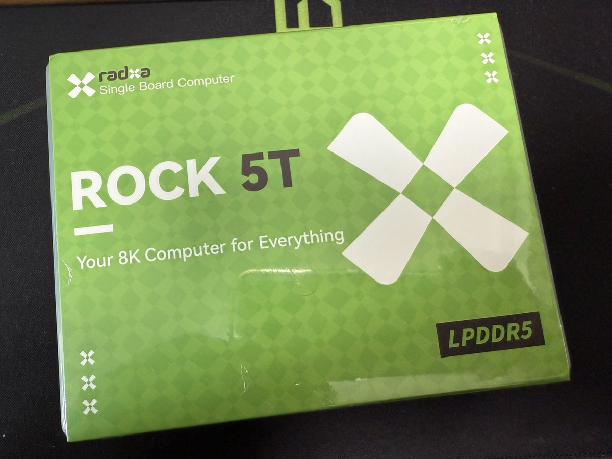 JohnnyZhang007's tweet photo. Radxa ROCK 5T
Powered by the Rockchip RK3588.
An ARM SBC built for edge AI, multimedia, and high-performance embedded systems.
#Embedded #EdgeAI #SBC #ARM https://t.co/NBIVb8l3Y6