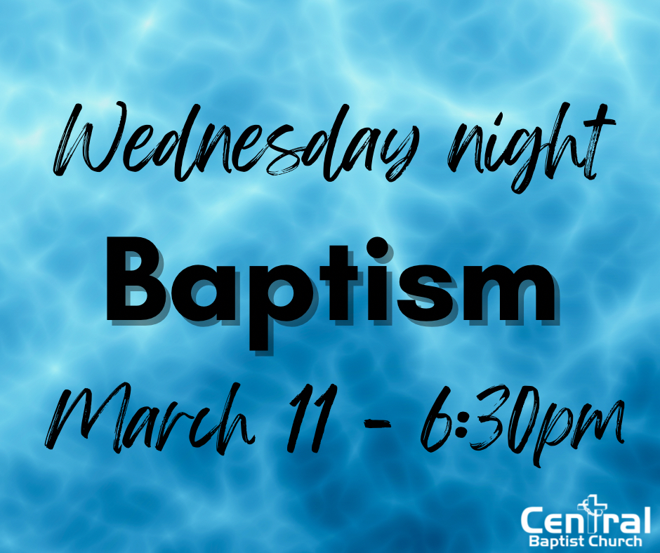 centrallivepc's tweet photo. Come support our student ministry as we celebrate through baptism this Wednesday, March 11th at 6:30pm! https://t.co/GJ3vrikE0U