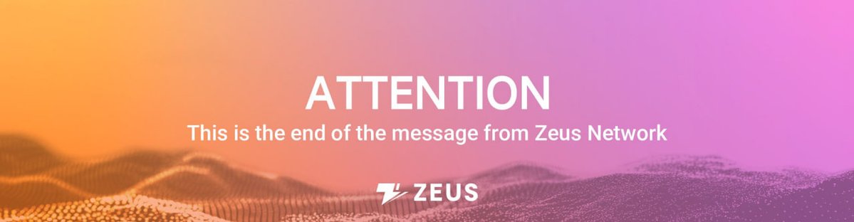 Zeus Network tweet media