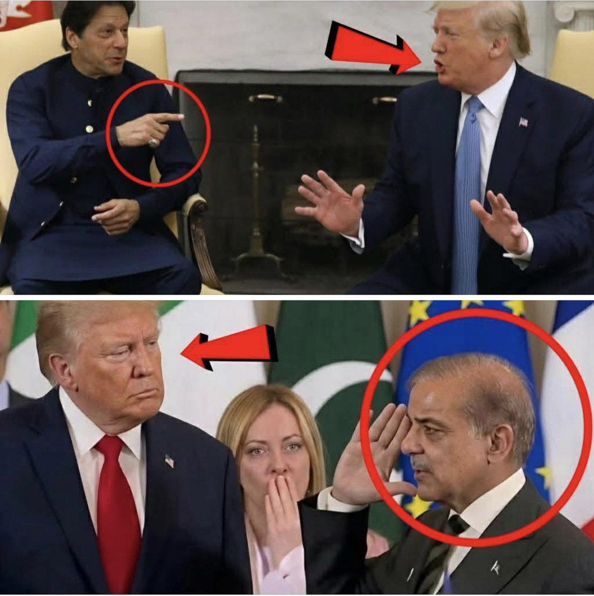 Osamajan_4's tweet image. ایک طرف فارم 47 والا وزیرِاعظم اور دوسری طرف فارم 45 والا وزیرِاعظم، یہی ہوتا ہے فرق۔ ایک دور وہ تھا جب عمران خان وزیرِاعظم تھے تو عوام فخر سے سر اٹھا کر چلتی تھی، اور دوسری طرف فارم 47 کے وزیرِاعظم نے پوری قوم کا سر شرم سے جھکا دیا۔ واضح فرق آپ کے سامنے ہے۔
#ImranKhan #Form45