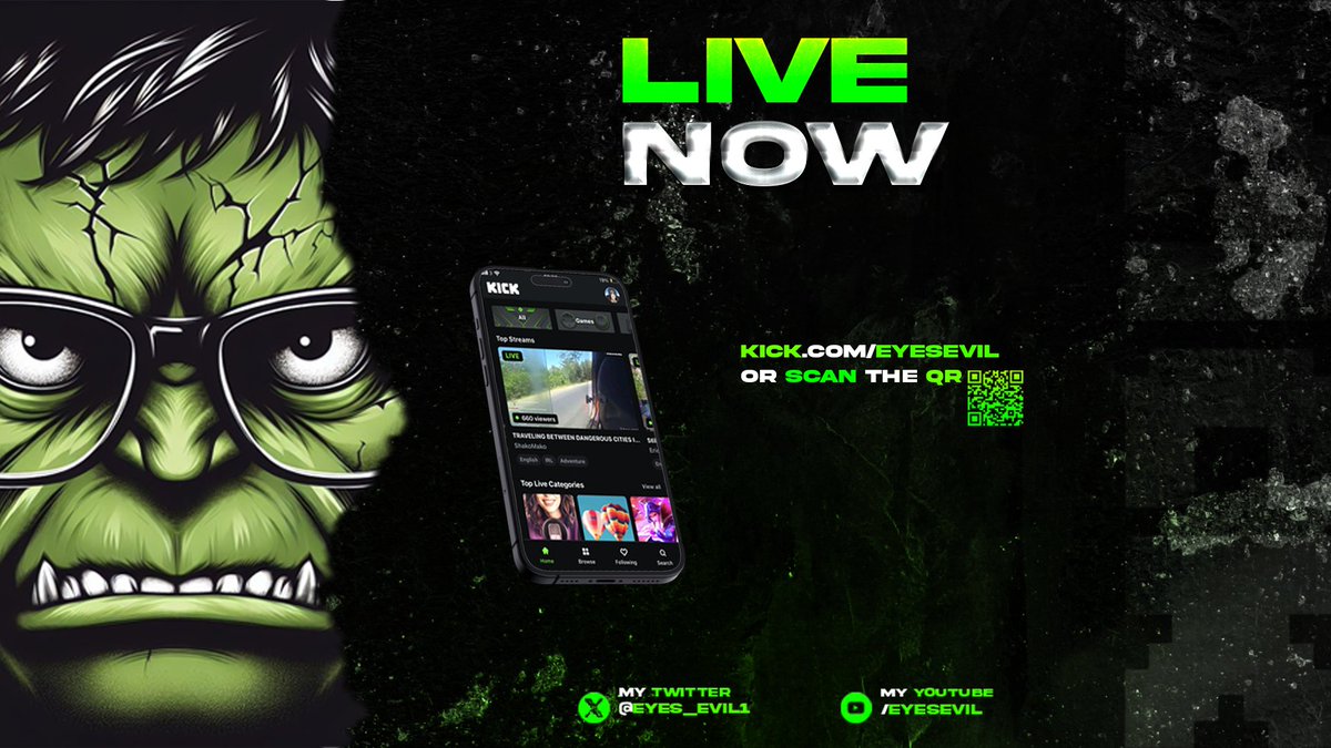 Eyes_Evil1's tweet photo. Just went live! Playing Rogue Company!  0/525 Sub Goal for new Gaming PC.
@KickCommunity

@kick

@StreamWithMeld

@Svntvmvriv

@StakeEddie

#KickPick 

https://t.co/vgydyvPreI https://t.co/rLyc504CVR