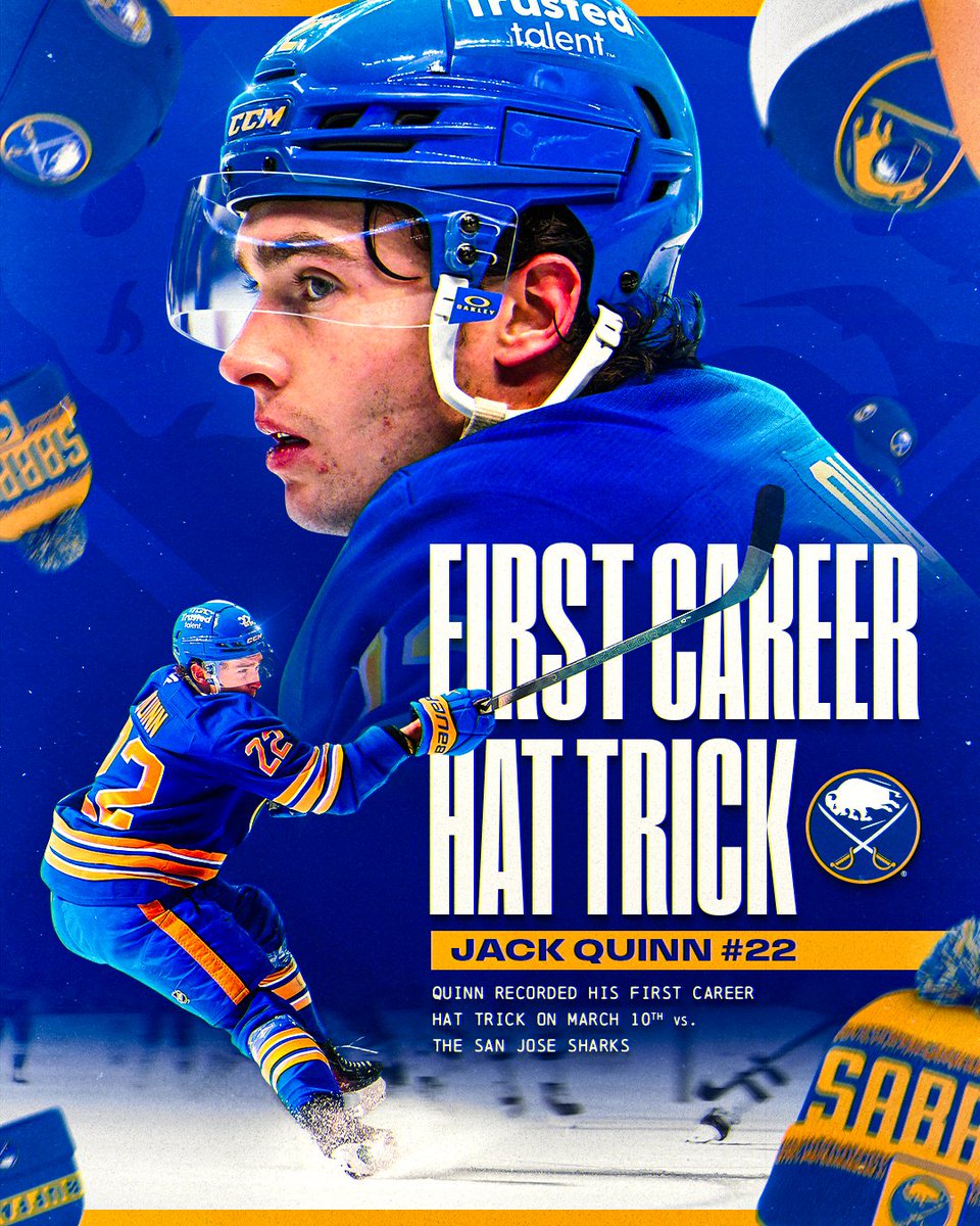 Take a bow, Jack Quinn! 

His first career hat trick!!! 🎩🎩🎩