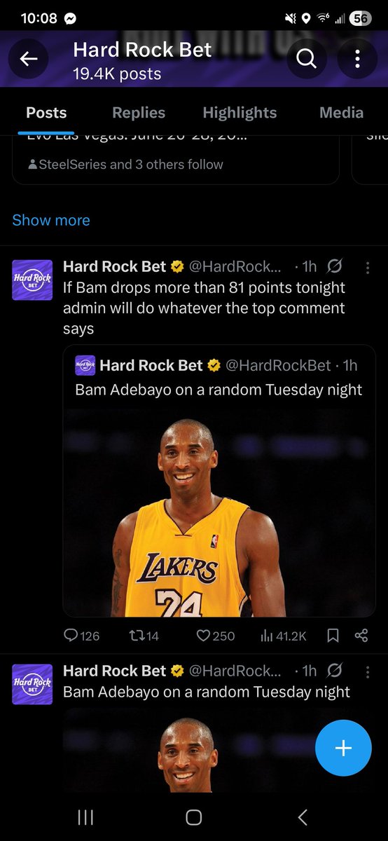 KillinNChillen's tweet photo. @HardRockBet He has 83 😬 https://t.co/oDakVSRun1