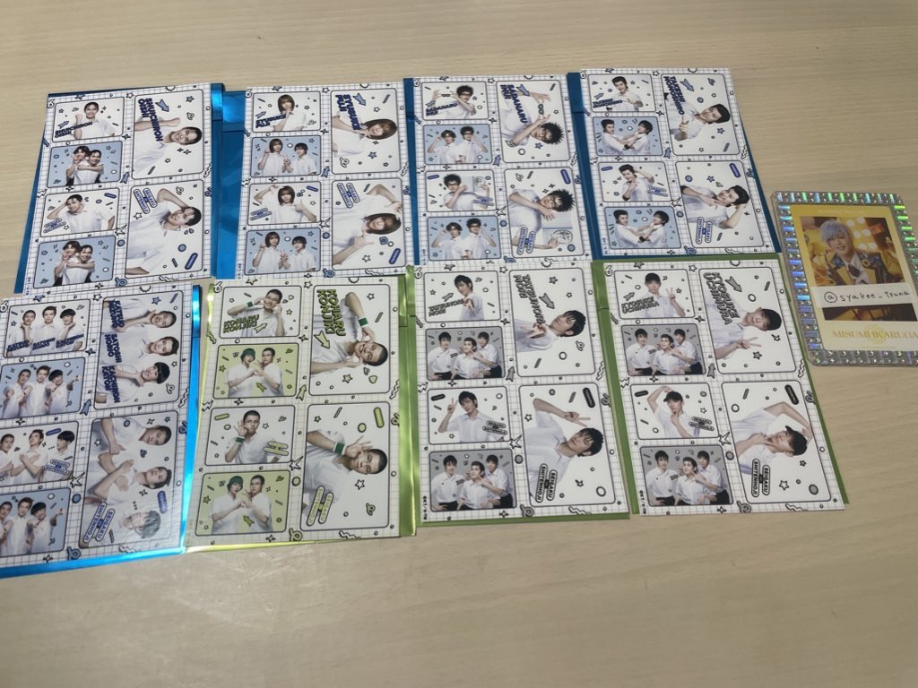 syakee_tsuna's tweet photo. 【譲渡/交換】 テニミュ　四天戦

譲
ランブロ:大石.不二.乾.桃城.トリオ.小春.森.内村
たこ焼き:越前.大石.菊丸.乾.桃城.トリオ

求:河村（たこ焼きカード♾>ランブロ）　定価

本日現地手渡し希望です。
検索からでもお気軽にお声がけください
よろしくお願い致します🙇🏻‍♀️ https://t.co/F1cUjUH2rp