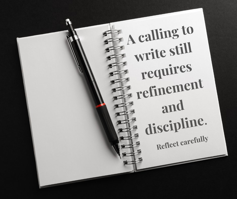 Emma_Inks01's tweet photo. A calling to write still requires refinement and discipline.
#WritingCommunity
#AmWriting
#NonFictionAuthors
#ChristianWriters
#BookInProgress https://t.co/Uqy9EKE4yL
