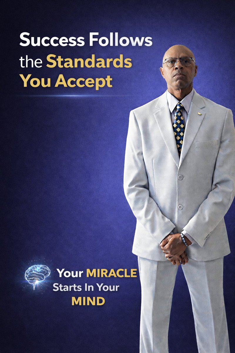 GarronT's tweet photo. Most people want a better life.

But life doesn’t respond to what we want.

It responds to what we tolerate.

So let me ask you something…

What standards are you living by?

Your miracle begins the moment your mind changes.

🧠 Your Miracle Starts In Your Mind

#MiracleMindMovement