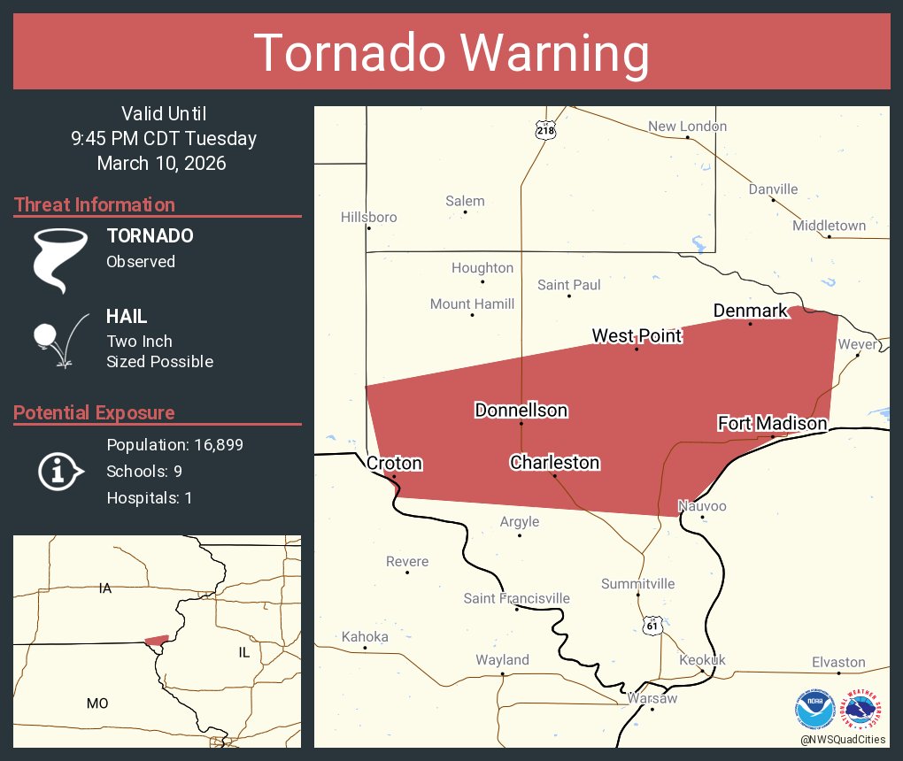 NWS Tornado tweet media