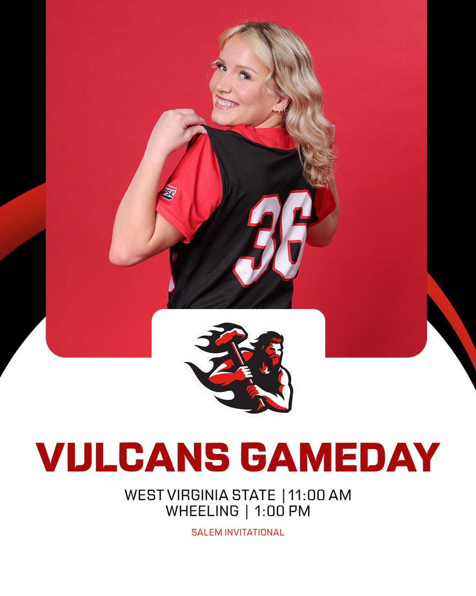 CALU_softball's tweet image. GAMEDAY 🥎

🆚West VA State
📍Salem, VA
⌚11 AM

🆚Wheeling
📍Salem, VA
⌚1 PM
#CalWho #Vulcans #SalemInvitational