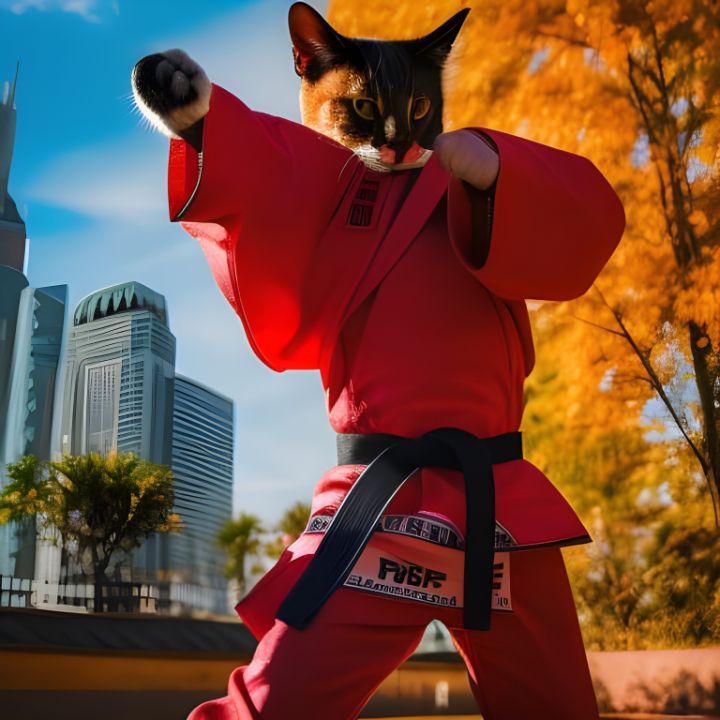 entrebat's tweet photo. Art of the Day! "Black Belt Tabby". Buy at: https://t.co/dYfsPK2YA0 https://t.co/L7EzBsNgjB