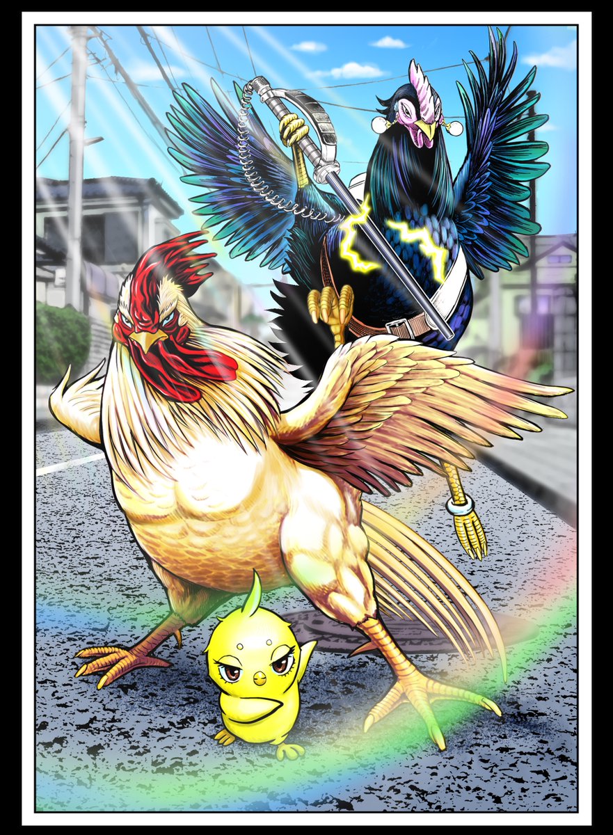 桜谷シュウ 『ニワトリ・ファイター』 Rooster Fighter 第12巻 ４月３日発売！！ tweet media