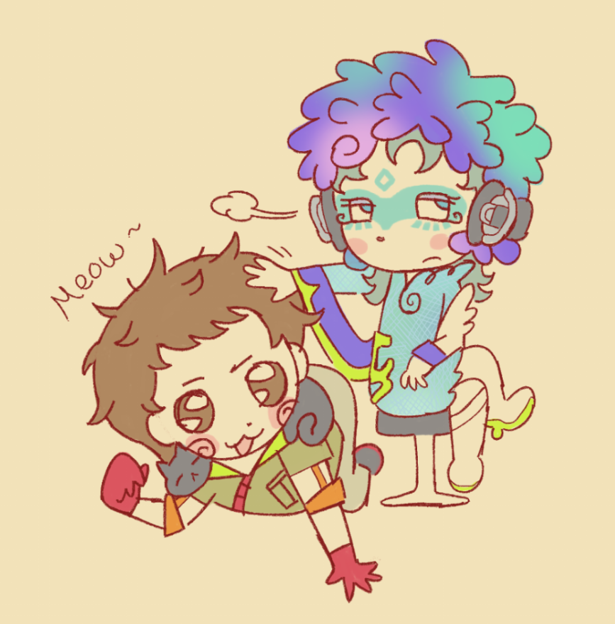 dimashes's tweet photo. what if chipie and raqio got to talk or hang out or do anything at all together https://t.co/j8NF8tanrK