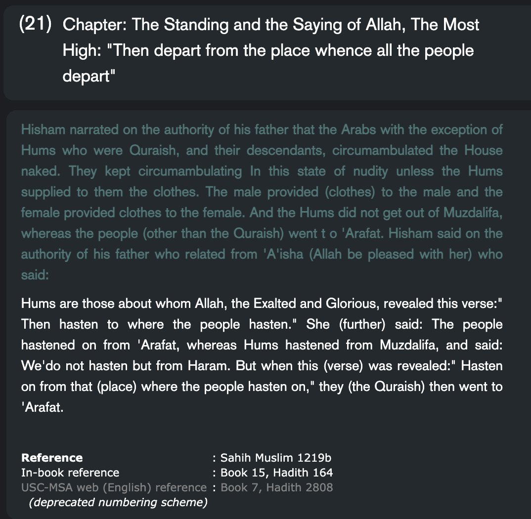<a href="/MuslimsMatters/">MuslimMatters</a> In case you do not know pigeons, they do that everywhere but the most stupid thing that this is a house of paganism where pagan before Islam used to go around the black stone and kiss it and they used to walk naked for this is a sexual cult house
