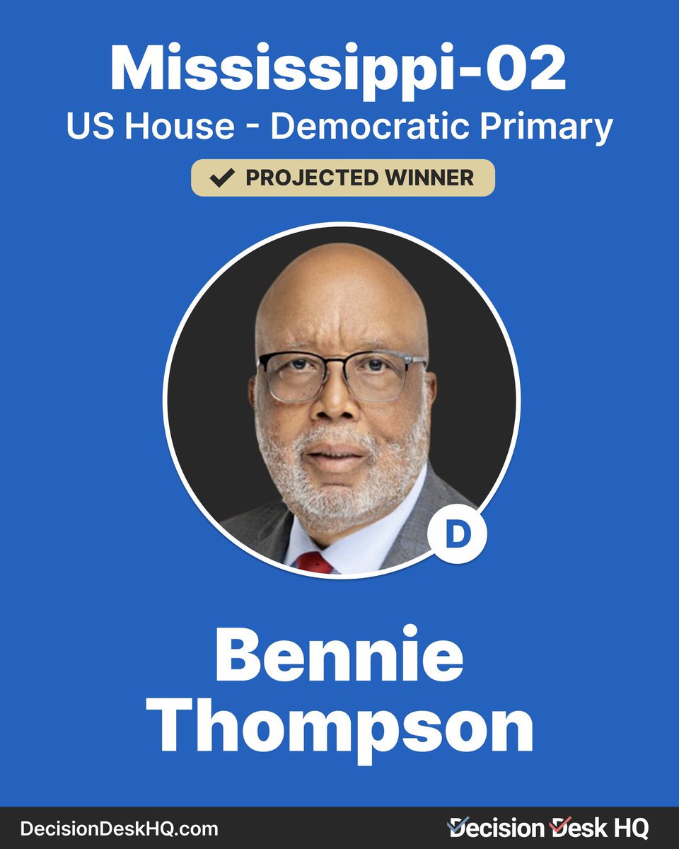 NathanRShrader's tweet photo. Congratulations @BennieGThompson & @scott_colom! #MSSen #MSPolitics #MS02 https://t.co/pPo0xuFySj