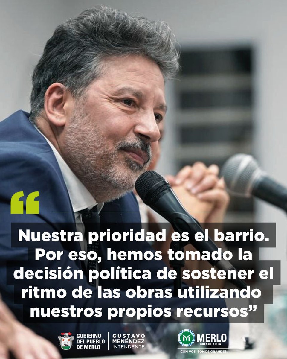 gustavomenendez's tweet photo. Hoy dimos inicio a un nuevo período de Sesiones Ordinarias del Honorable Concejo Deliberante de Merlo.

Un momento fundamental para repasar lo que hicimos, pero sobre todo para marcar el rumbo de lo que viene.

Con la convicción de que, aún en tiempos difíciles, el camino siempre es más trabajo, más presencia del Estado y más compromiso con cada vecino y vecina.
