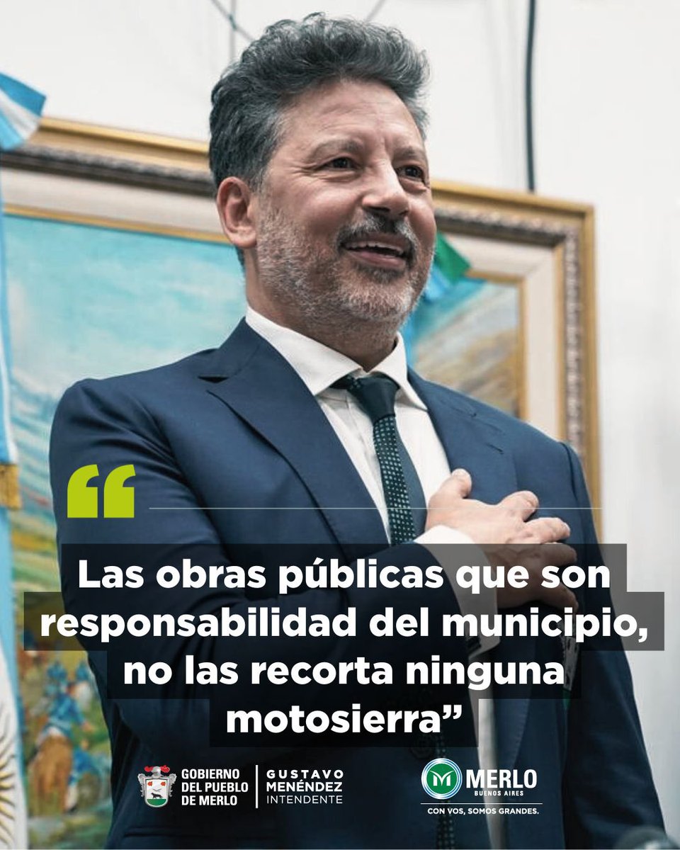 gustavomenendez's tweet photo. Hoy dimos inicio a un nuevo período de Sesiones Ordinarias del Honorable Concejo Deliberante de Merlo.

Un momento fundamental para repasar lo que hicimos, pero sobre todo para marcar el rumbo de lo que viene.

Con la convicción de que, aún en tiempos difíciles, el camino siempre es más trabajo, más presencia del Estado y más compromiso con cada vecino y vecina.