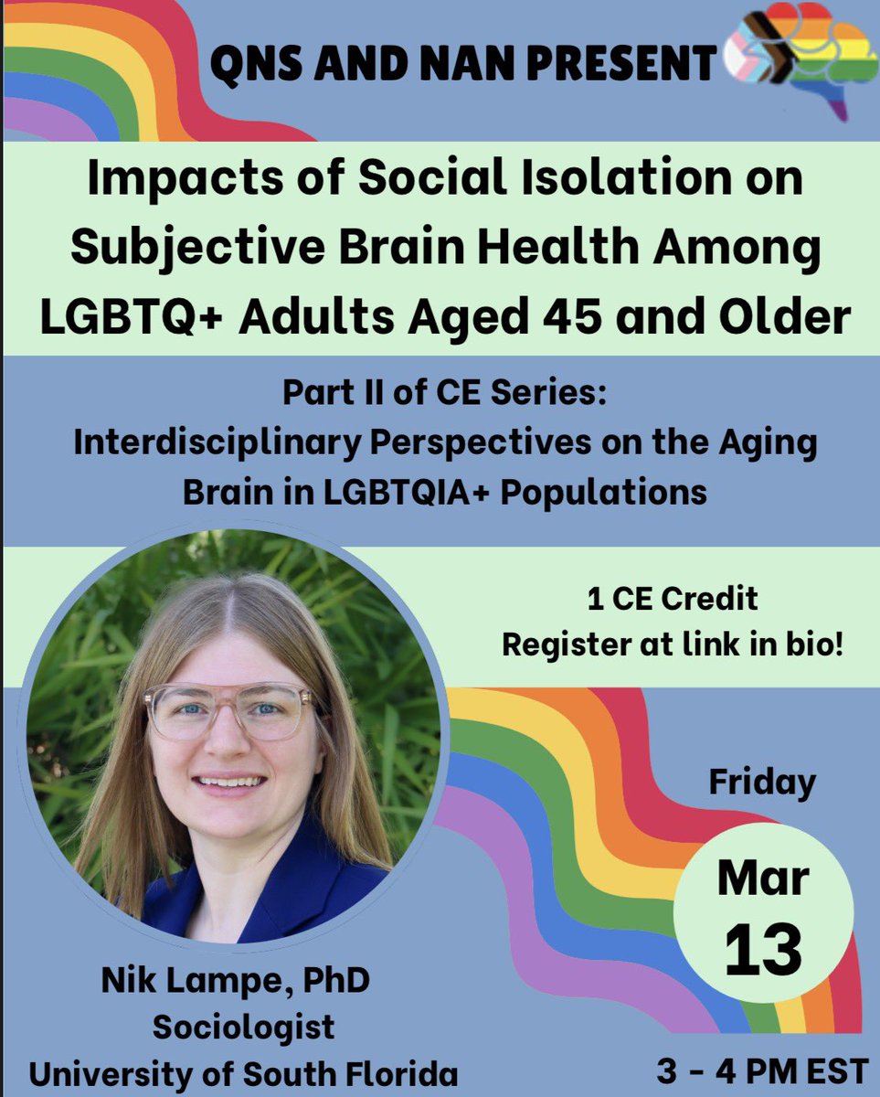 Queer Neuropsychological Society (QNS) tweet media