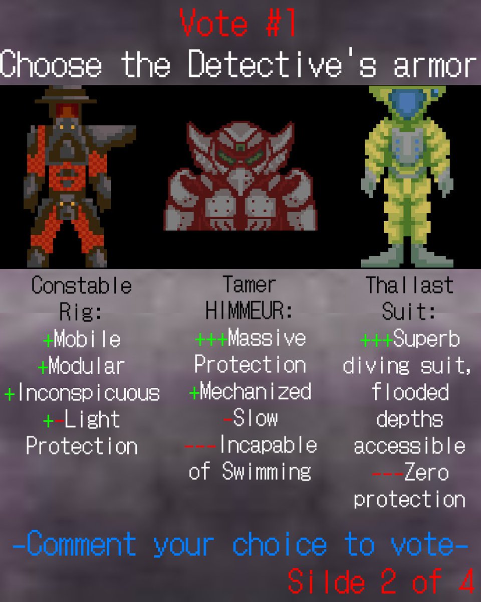 LawfulMike's tweet photo. https://t.co/ZJIfBCCmWP
Follow up for the sake of clarity. I think the voting part of the last video was a little unclear.
#art #pixelart #interactive #interactivestory #cyoa #chooseyourownadventure https://t.co/36ci71Gv2g