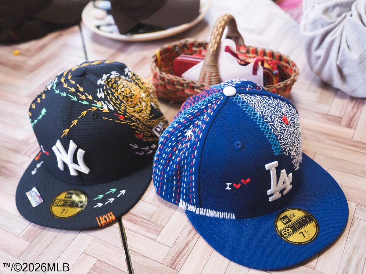 WEB抽選受付開始】New Era®︎ x Sashiko Gals 初コラボキャップが国内3