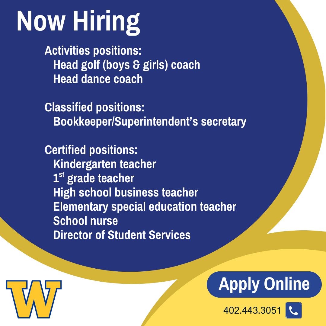 Wahoo Public Schools tweet media