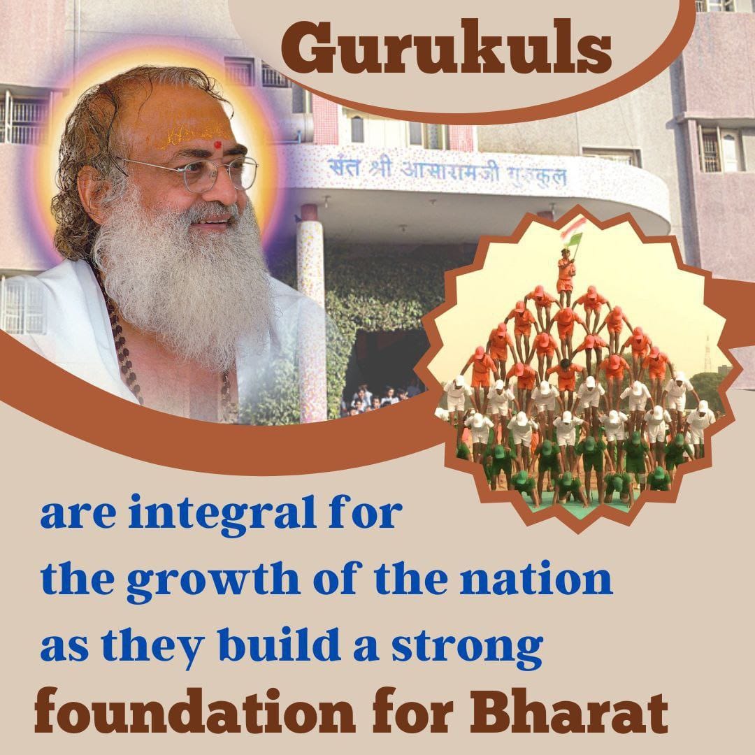 The Gurukul of Sant Shri Asharamji Bapu is a living blend of ancient tradition and modern learning. Here, students receive not only academic knowledge but also values, discipline, and spiritual guidance ensuring their Samagra Vikas.  

This model of Gurukul Education strengthens