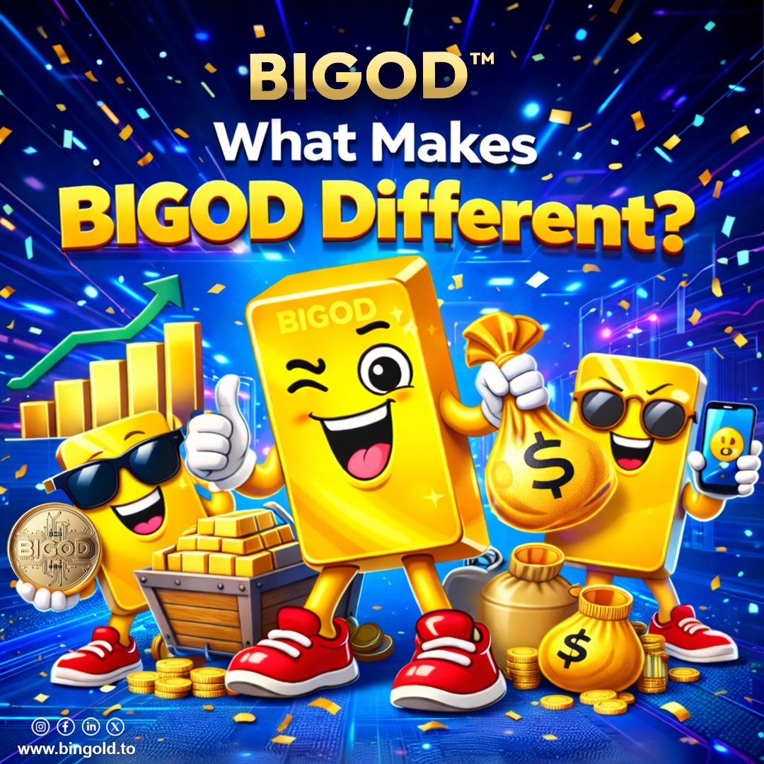 Not every crypto project can say this.

BIGOD focuses on:

🟡 Real gold backing
🟡 Regulatory structure
🟡 Long-term value narrative
🟡 RWA adoption

This isn’t just another token.
It’s part of the tokenized asset future.

💬 What matters most to you in a crypto project?

The