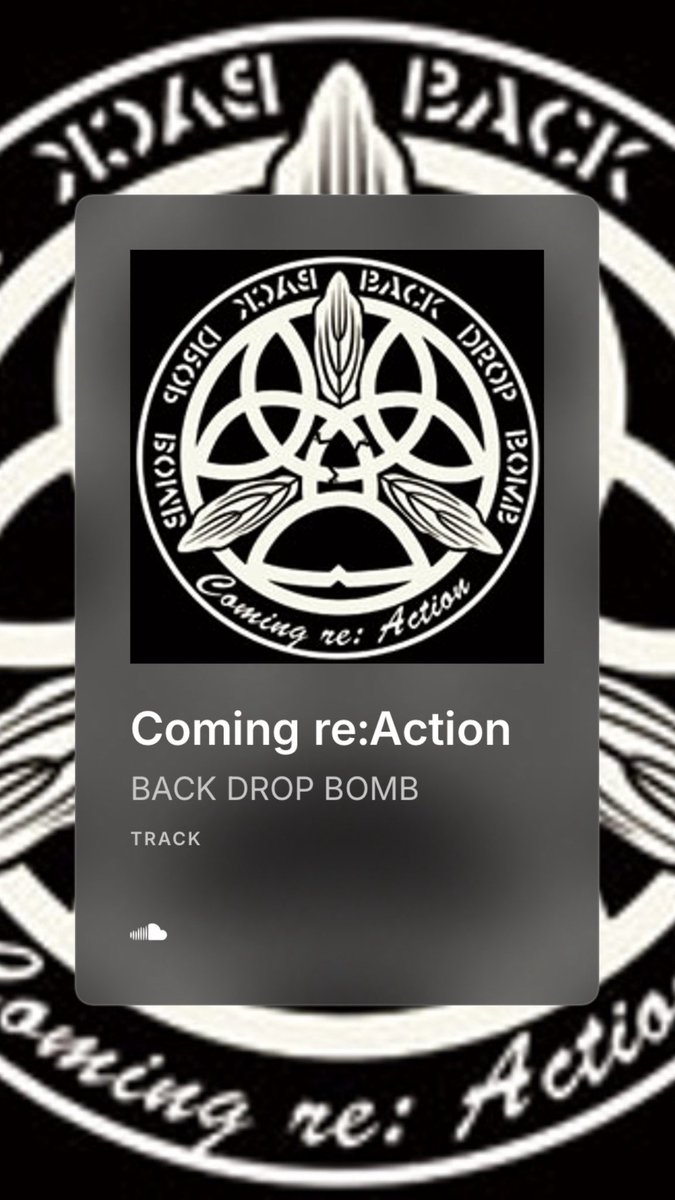 Coming re:Action 
by BACK DROP BOMB 

on #SoundCloud 
on.soundcloud.com/DDVbNP6ISBTdvc…