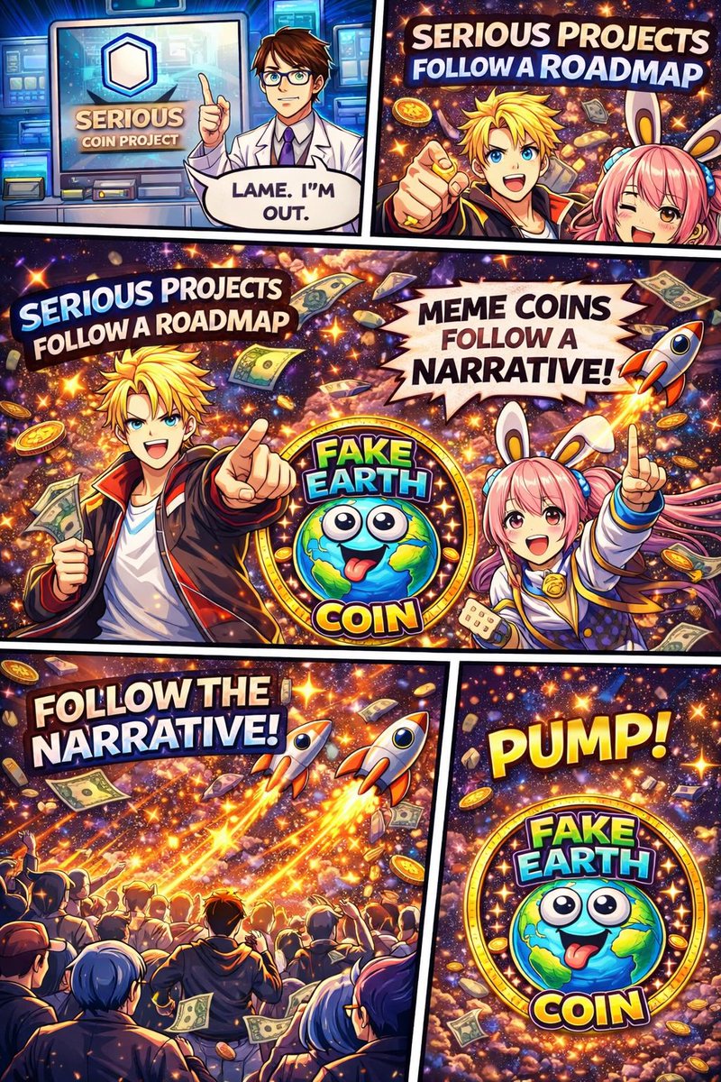 JaesonWithaD's tweet photo. Fake Earth Coin Launches at 3:11am Pacific. Don’t sleep on this… Available on @Pumpfun 
#Cryptocurrency #MemeMomentum #memecoin #bagseason #payday https://t.co/vZIhgIrCd6