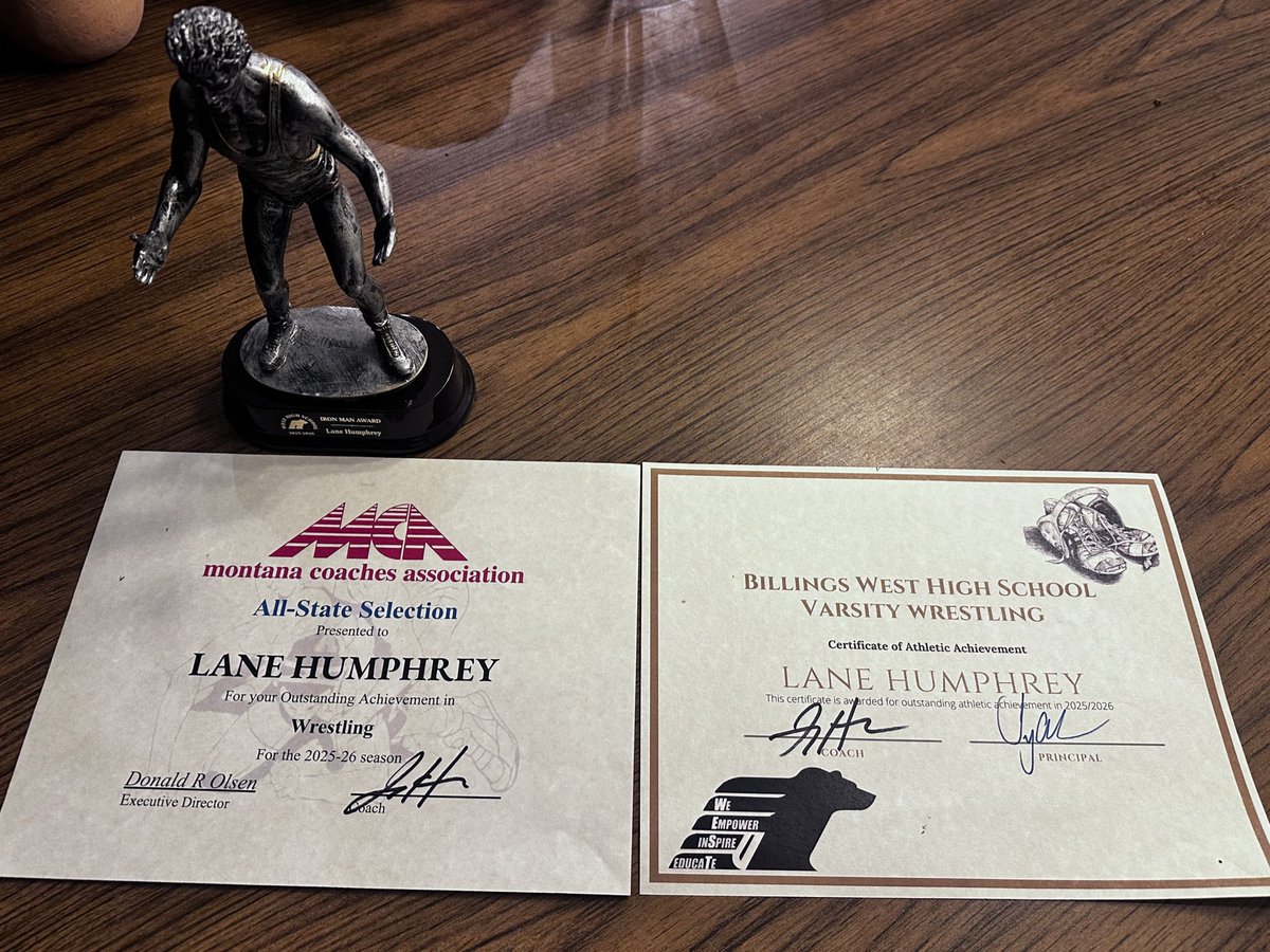 It was a great wrestling season this year! Ended up taking 4th place in the state tournament. I also received the Iron Man award for team awards.