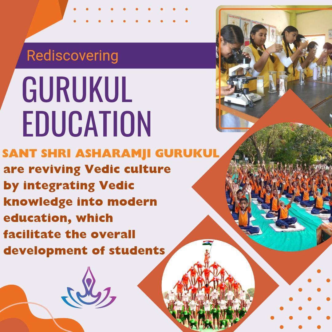 ज्ञान, संस्कार और आध्यात्मिकता का संगम है संत श्री आशारामजी गुरुकुल। यहाँ Gurukul Education के माध्यम से बच्चों को उनकी Cultural Roots से जोड़ा जाता है। ऐसी धरोहर की रक्षा हम सबकी जिम्मेदारी है। #SaveAsharamjiAshram