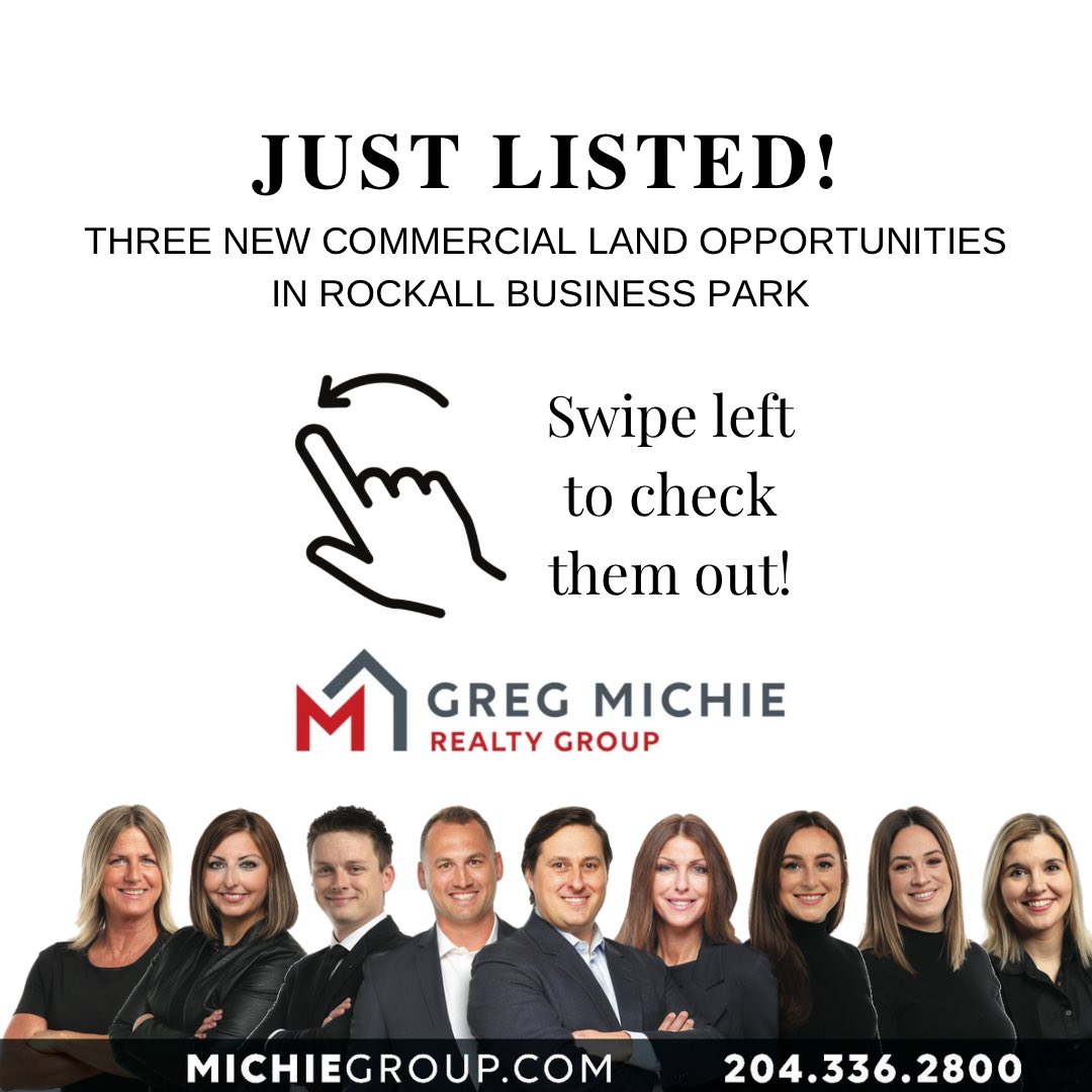 GregMichieTeam's tweet photo. ‼️‼️‼️JUST LISTED X3‼️‼️‼️ 

Prime Industrial Opportunity in Headingley! This exceptional industrial land is now available in the rapidly growing RM of Headingley, just minutes from the city.

🌎 https://t.co/jhMMQhwinl
☎️ 204.336.2800
📧 info@gregmichie.com https://t.co/A9ecVGft70