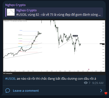 SinTrading0's tweet photo. #USOIL ae nào rải rồi thì chắc đang bắt đầu dương con dầu rồi á
#ForexMarket https://t.co/9TyfbpgWot