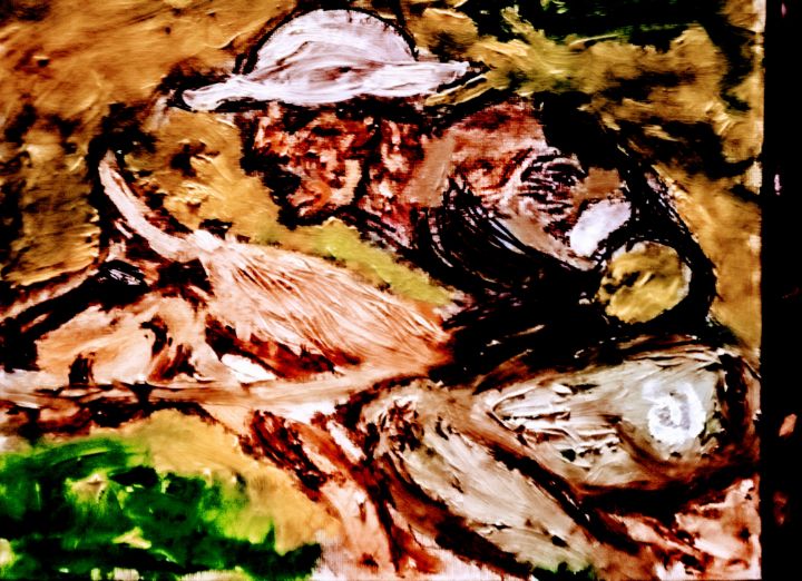 Art of the Day! "Mexican horse race". Buy at: ArtPal.com/benvaldez?i=24…