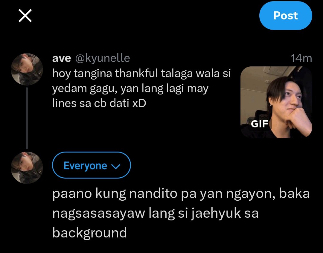 kyunelle's tweet photo. HAHWHAHAH AYAW MA-TWEET https://t.co/5Kd48lQttd