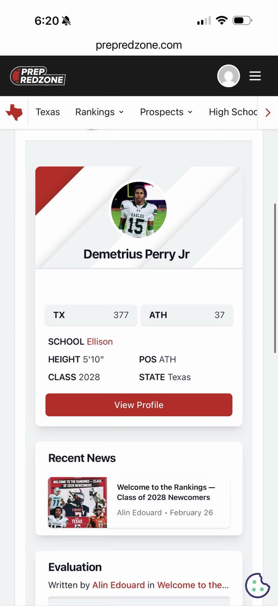 Demetrius “DJ” Perry Jr. tweet media