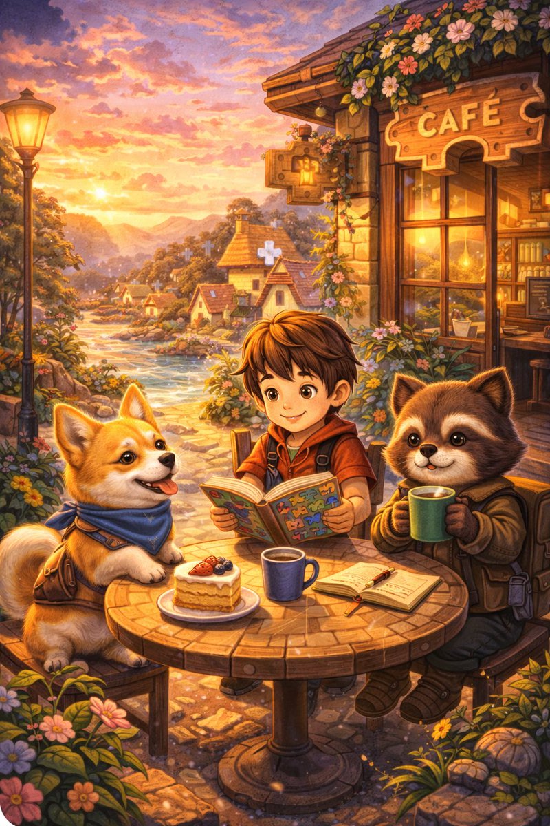MoveDogPlay's tweet image. ☕ A moment to slow down.

Adventures are great,
but sometimes you just need a little break.

🐾 A warm cup of tea
📖 A page of stories
🌅 And good friends

A cozy moment with MoveDog.

#MoveDog #PuzzleGame #CozyMoment #GameLife