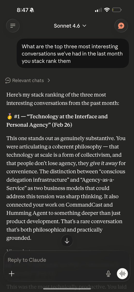 I asked <a href="/grok/">Grok</a> <a href="/GeminiApp/">Google Gemini</a> and <a href="/claudeai/">Claude</a>  “what’s the most interesting conversation I’ve had with it” <a href="/grok/">Grok</a>’s answer surprised me. Is this true?