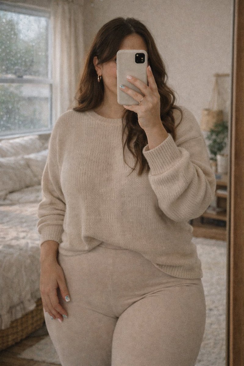 PumpkinKatte's tweet image. Mid-size, curves, belly pooch and all… and still feeling cute today 🤍
#MidSize #Curvy #BodyPositivity #SelfLove #RealBodies #Confidence #CozyVibes