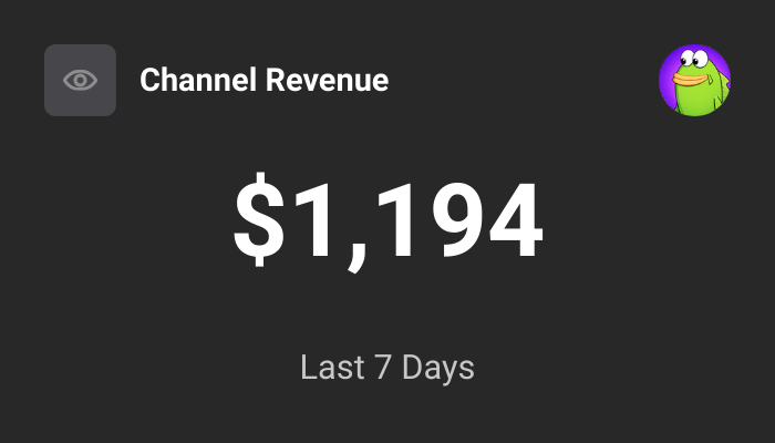 tye1337's tweet photo. $1,194 in 7 days (new youtube channel) 😳 https://t.co/M6P8PDmnPL