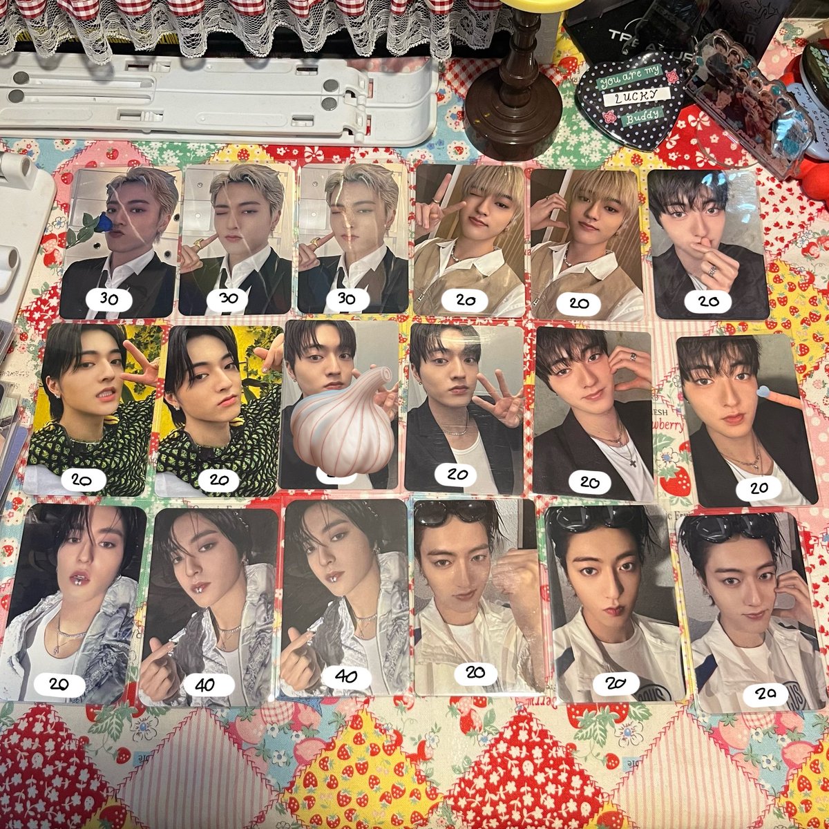 พร้อมส่ง wts 트레저 포카 양도 🍓
ฮารุโตะ haruto 

ราคาตามภาพ

💌ค่าส่งเหมา 40.-
(1,000+ free shipping)

สนใจ dm/mt ได้เลยค่ะ ☘️
#ตลาดนัดเทรเชอร์ #ตลาดนัดเด็กสมบัติ
#ตลาดนัดtreasure