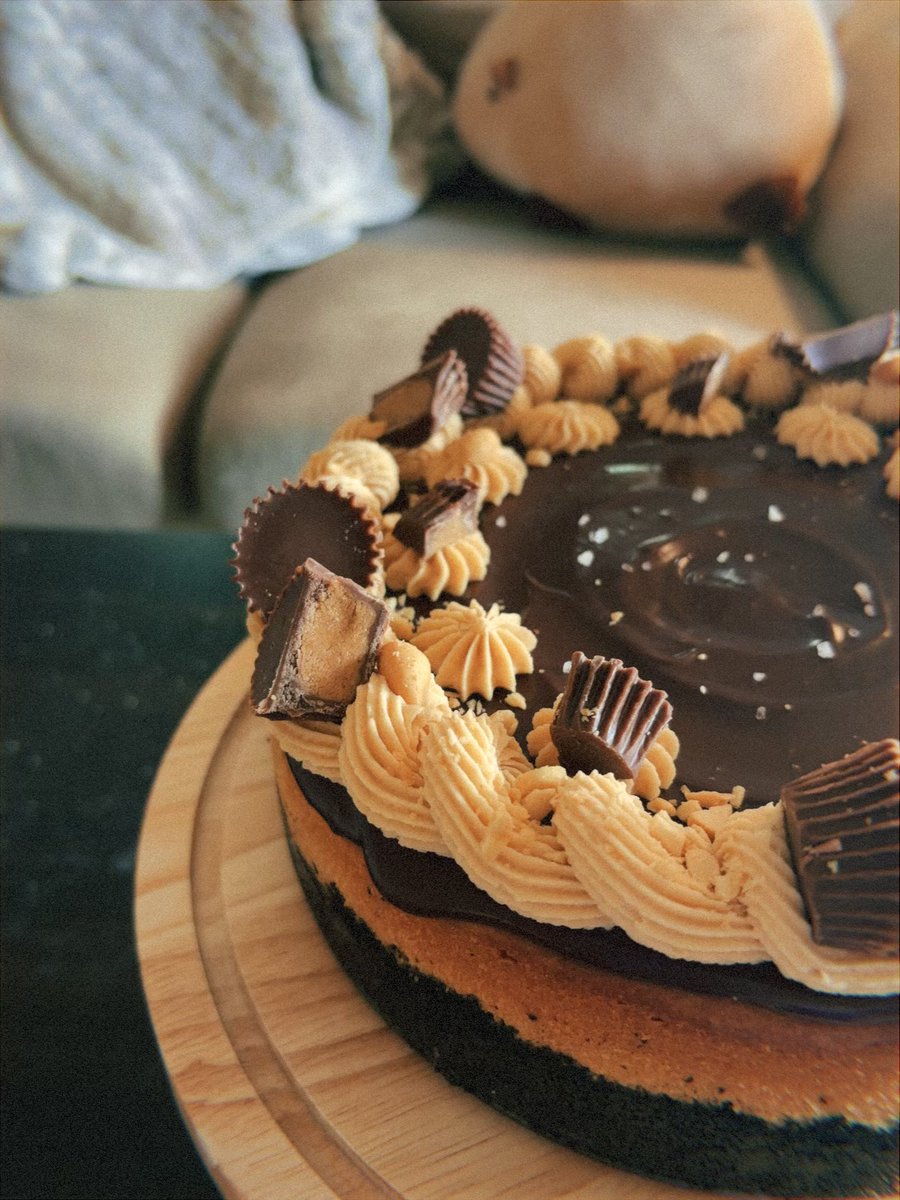 julie_huyn's tweet photo. peanut butter cheesecake 🥜 https://t.co/Uh8KtvcyUd