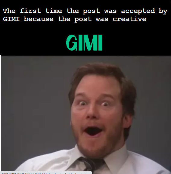 Blancabrows's tweet photo. The first time the post was accepted by GIMI @GimiApp https://t.co/2ghCrYg6qC