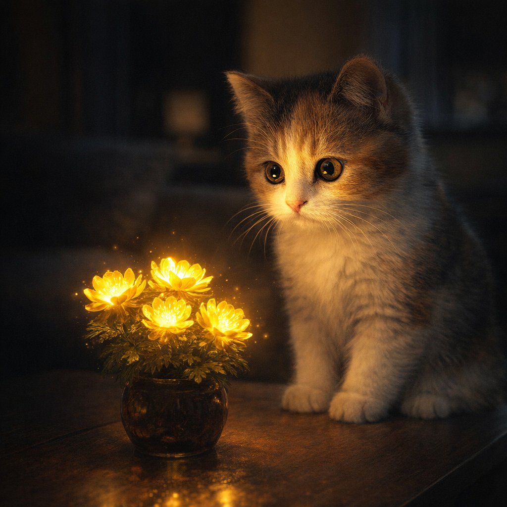 花と子猫の物語 tweet media