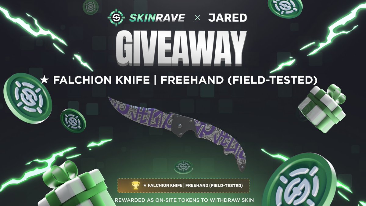 GIVEAWAY TIME‼️

To Enter:
✅Tag 2 People 
✅Retweet
✅Follow <a href="/skinravegg/">SkinRave.gg</a> and <a href="/jaredhabib/">Jared Habib</a>  
🎀Winner will be picked in 7 days