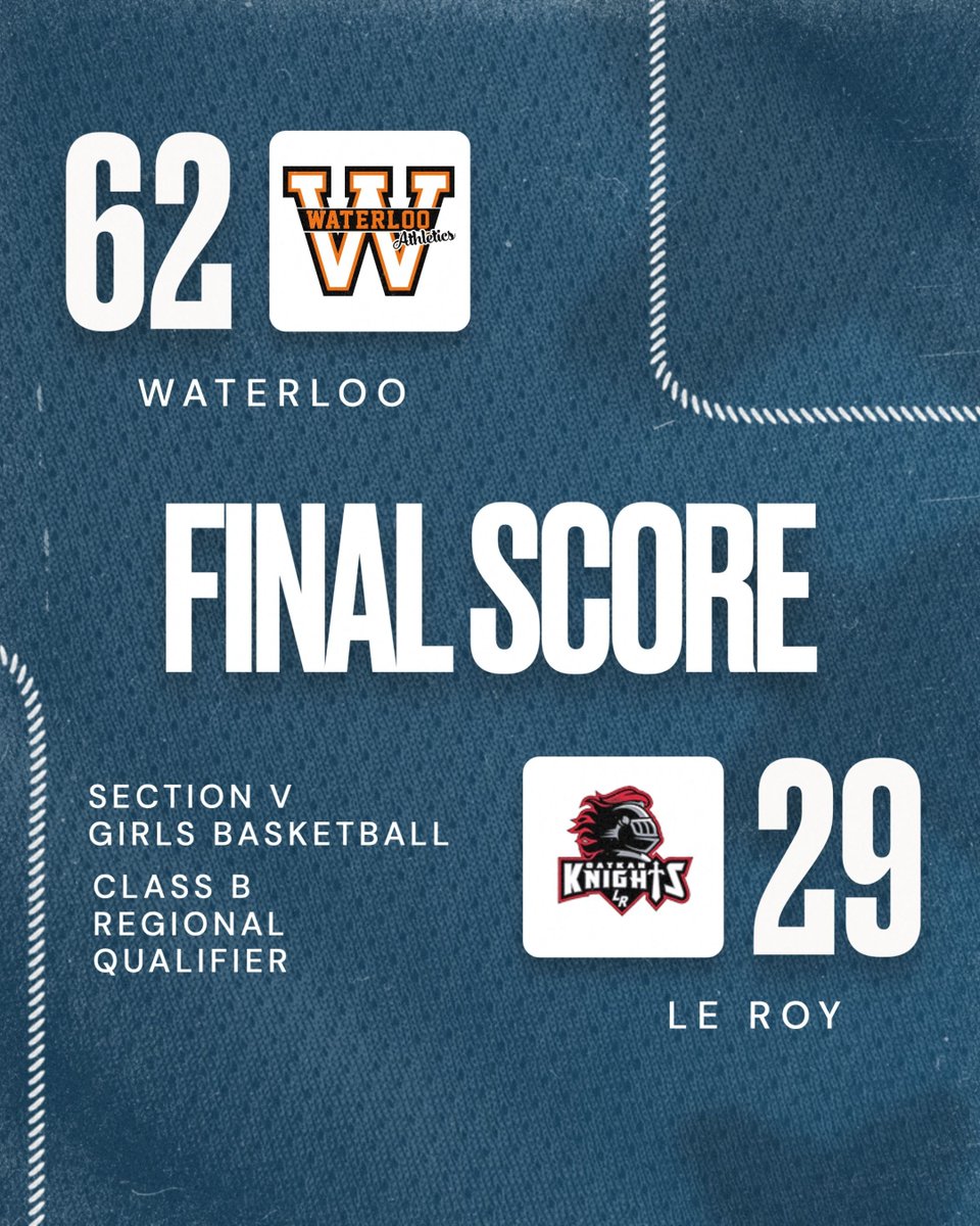 SecVGBasketball's tweet photo. Our regional qualifier games are complete! Waterloo advances to the Sub-Regional round against Southwestern (VI), while Webster Schroeder and Keshequa advance to the Regional round to play North Tonawanda (VI) and Frewsburg (VI) respectively. https://t.co/12Cs4WgmXr