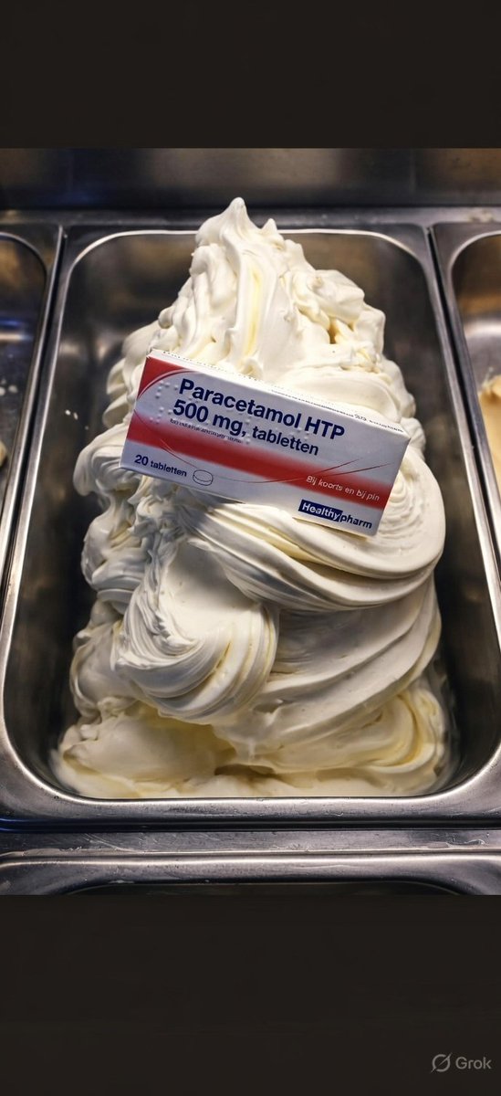 THERE IS ICE CREAM IN THE NETHERLANDS MADE WITH PAINKILLERS TO CURE HEADACHES

Anyone have tested?😂
